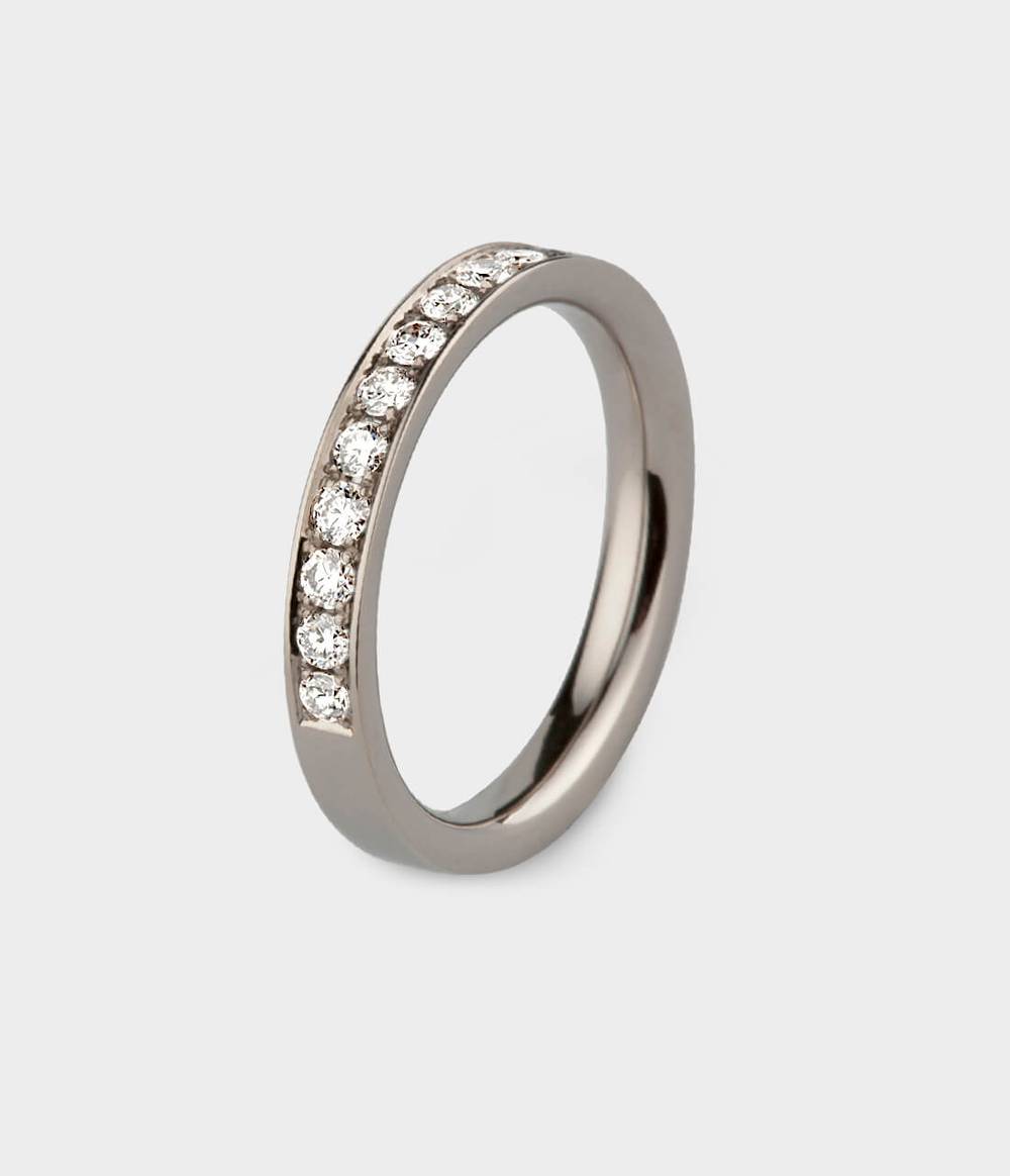 Circle of Light 1/2 Carat Half Eternity Ring