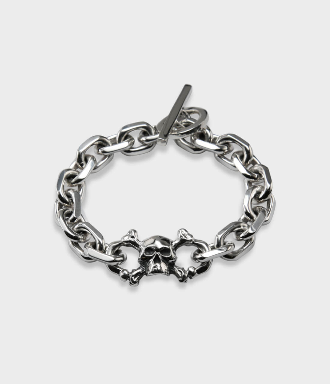 Skull bracelet links hot sale of london