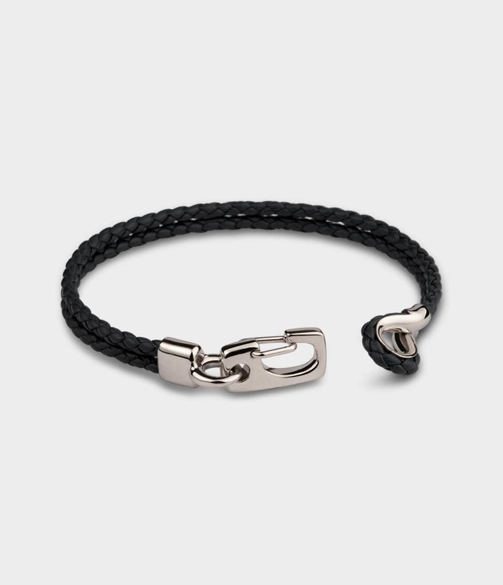 Leather Snap Twist Bracelet