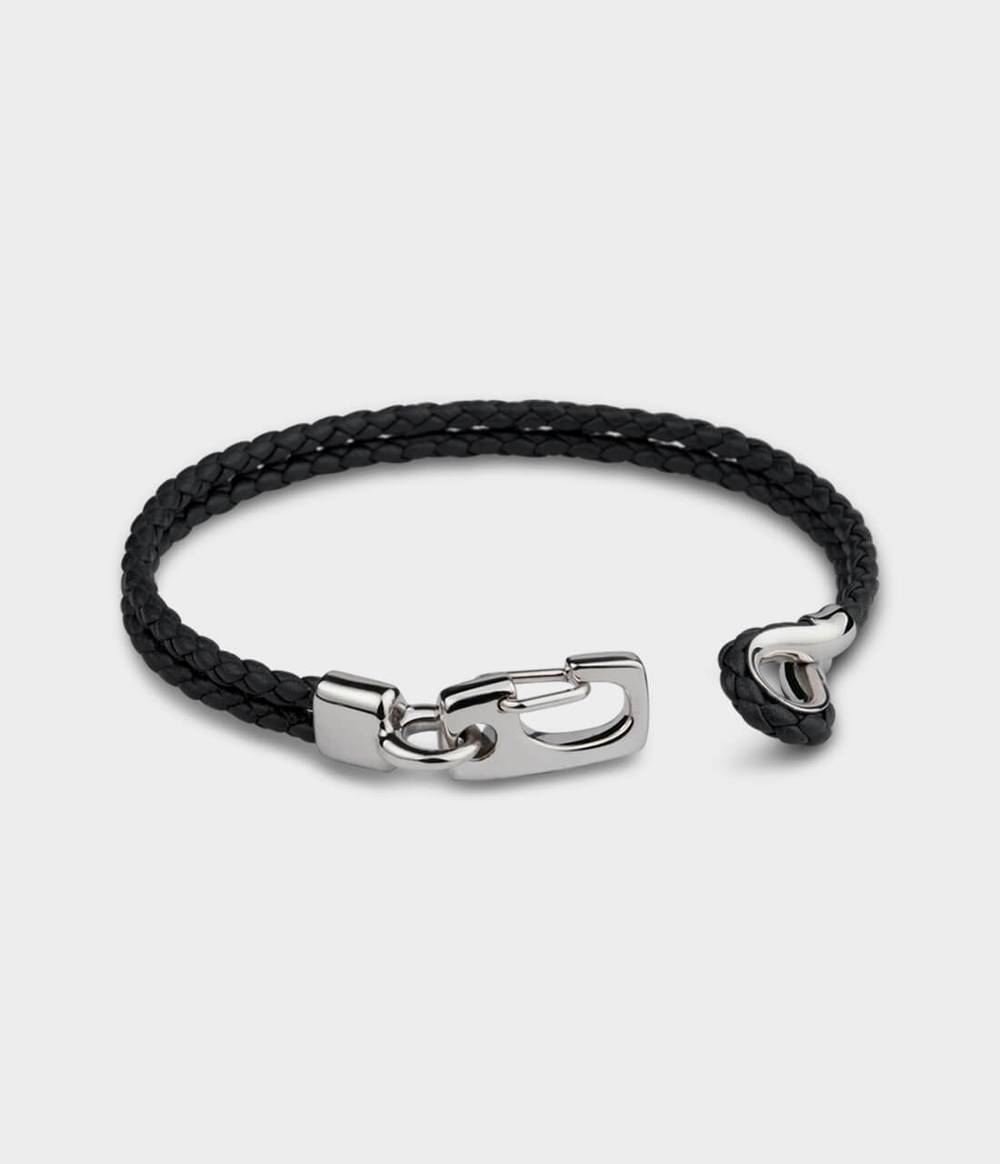 Twist leather bracelet