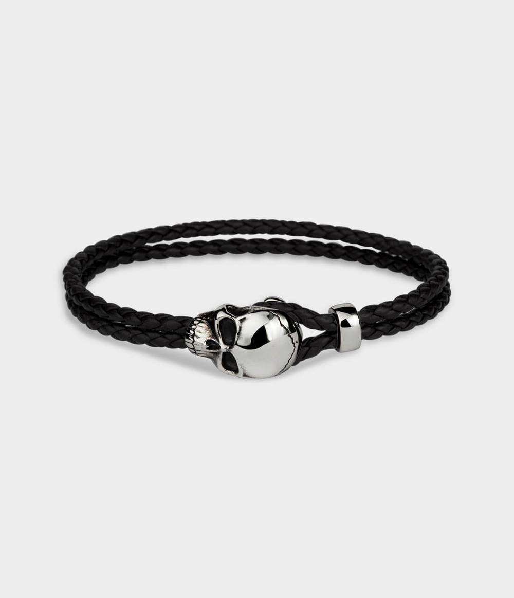 Skull Leather Bracelet