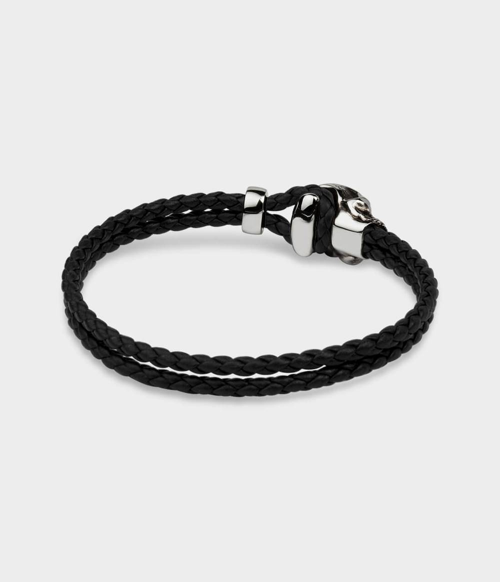 Skull Leather Bracelet