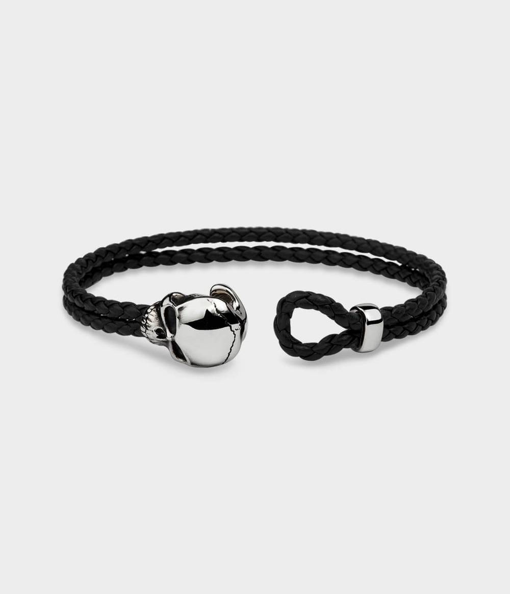 Skull Leather Bracelet