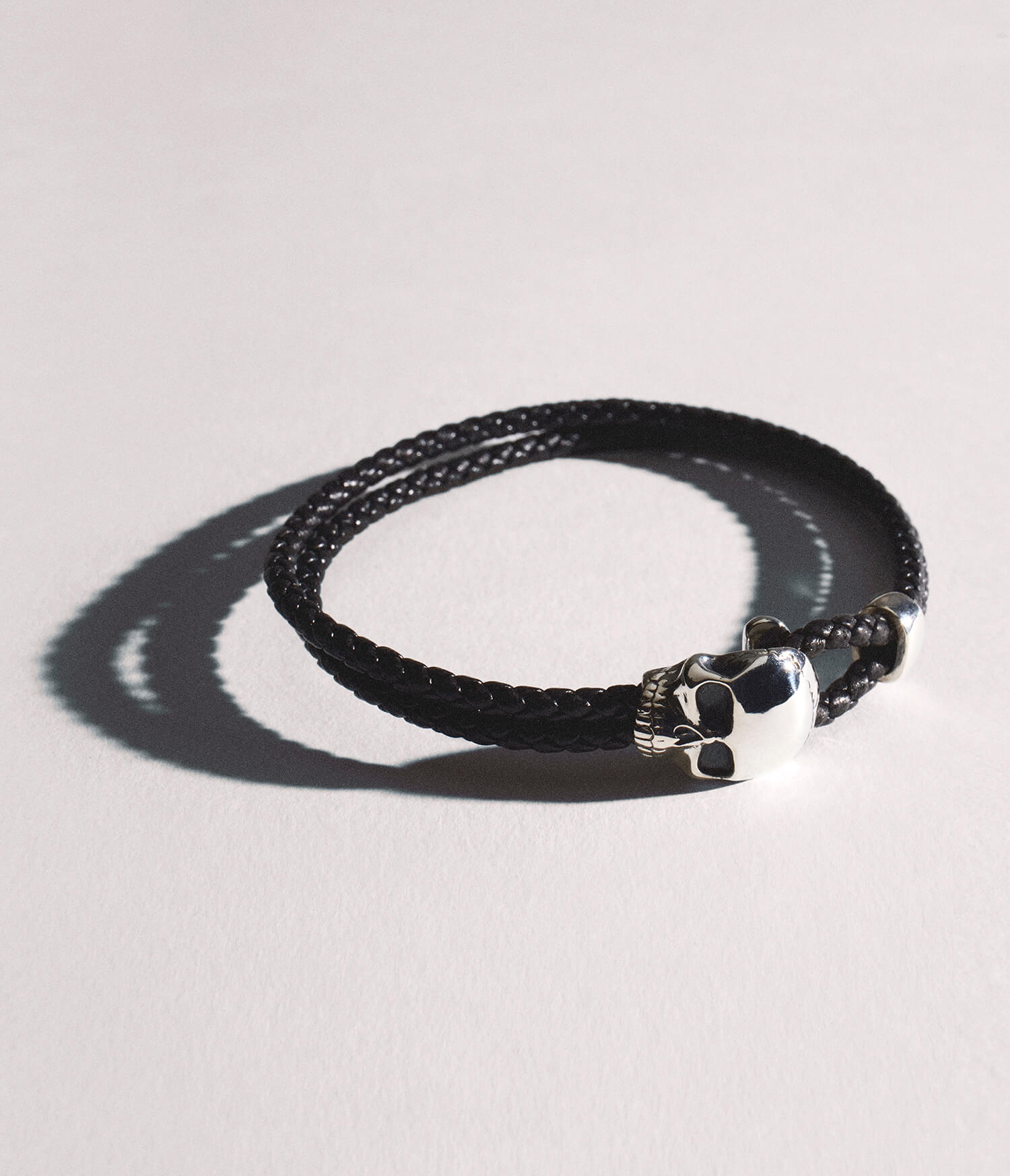Skull Leather Bracelet – Stephen Einhorn