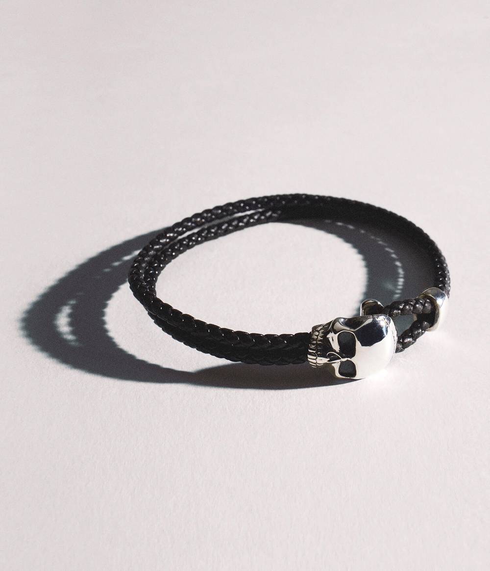 Skull Leather Bracelet