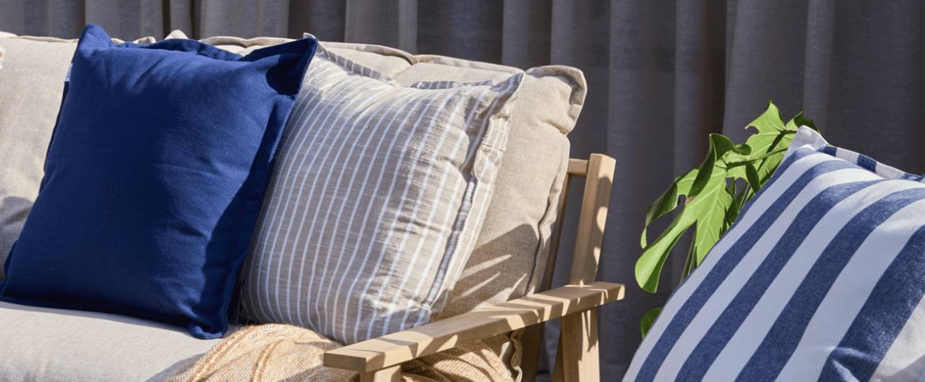 Blue Outdoor Cushions