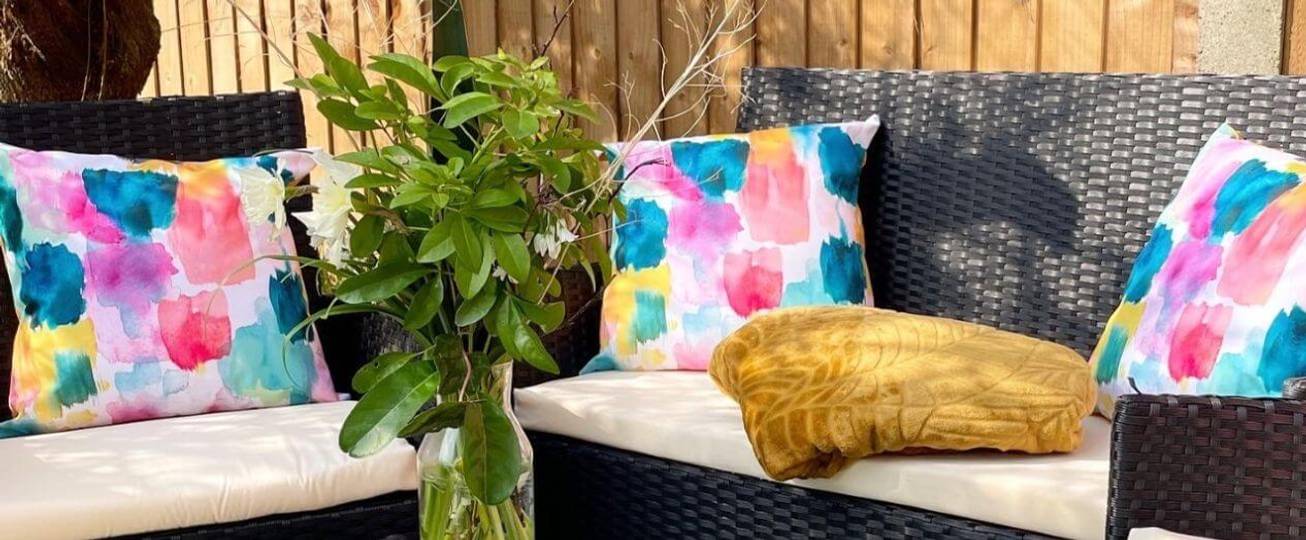 White Outdoor Cushions