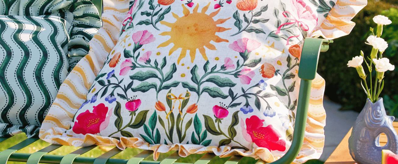 Floral Outdoor Cushions