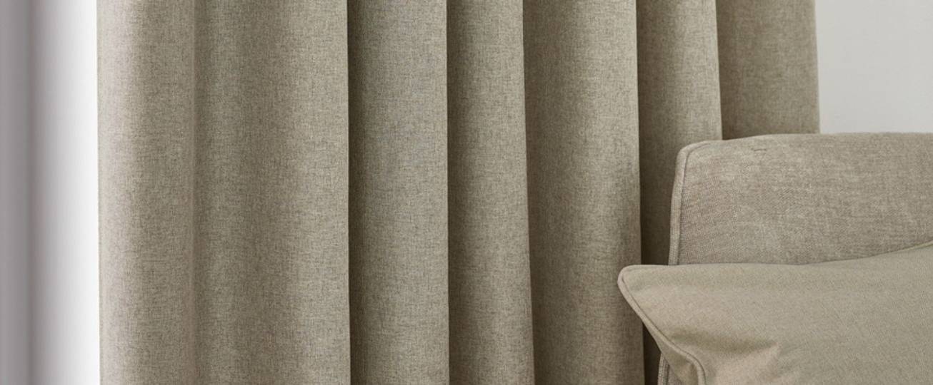 Beige Curtains