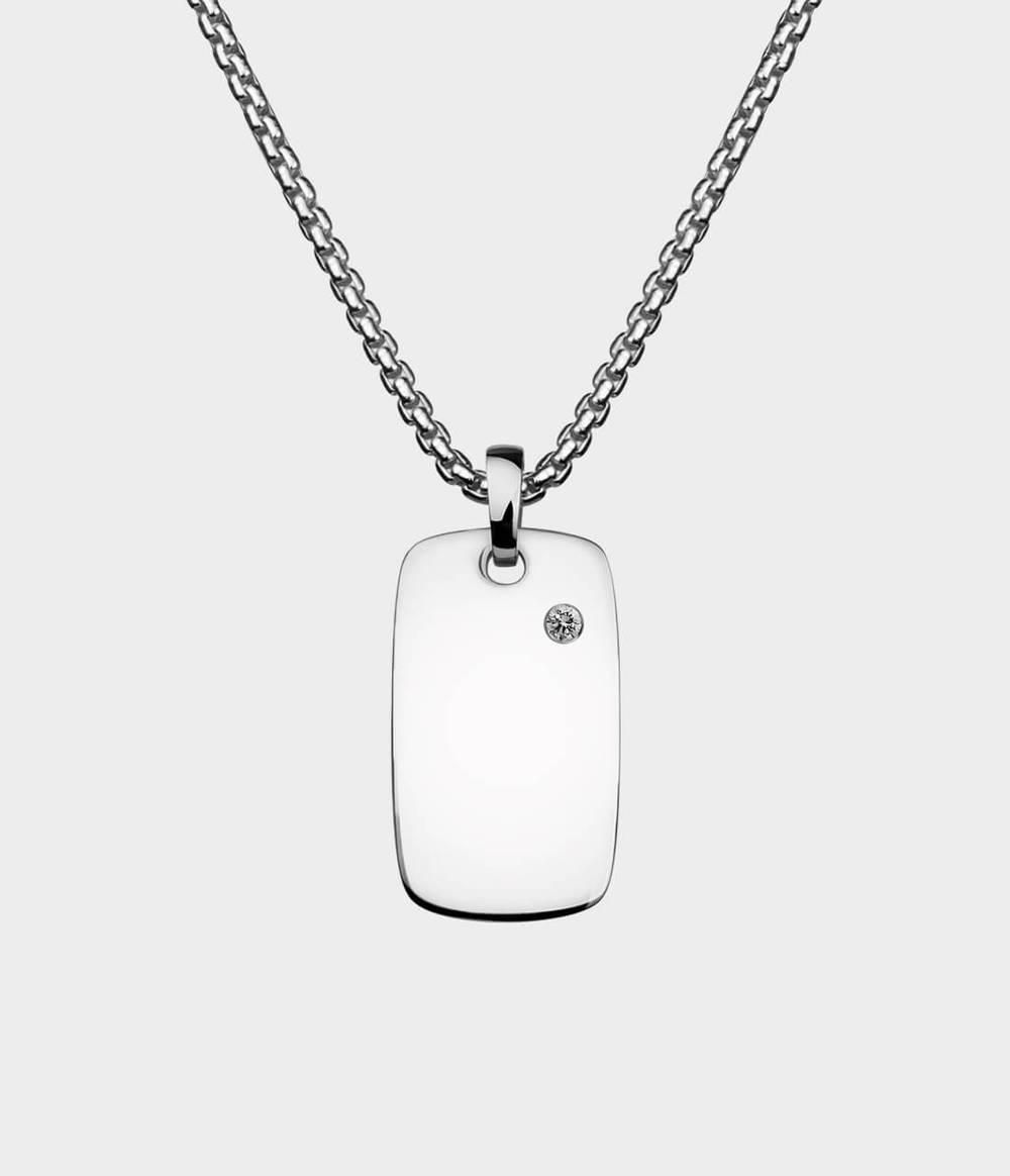 Soho Tag Pendant Necklace