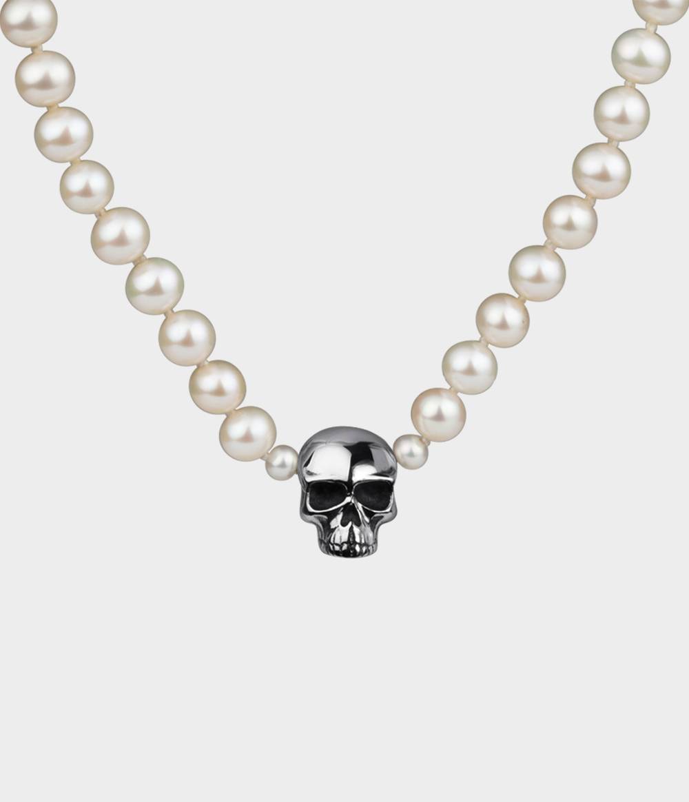 Skull & Pearl Necktie