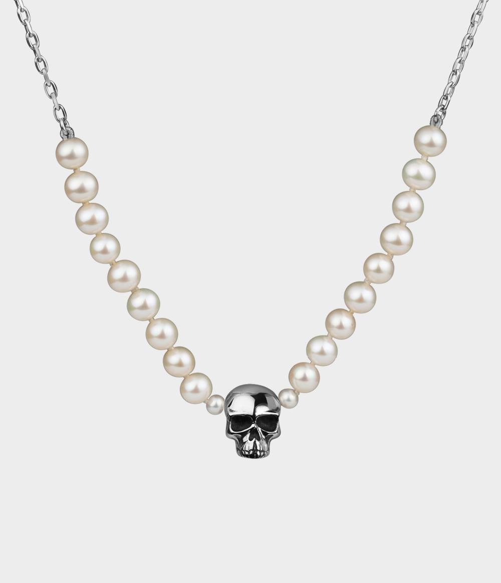 Skull & Pearl Necktie