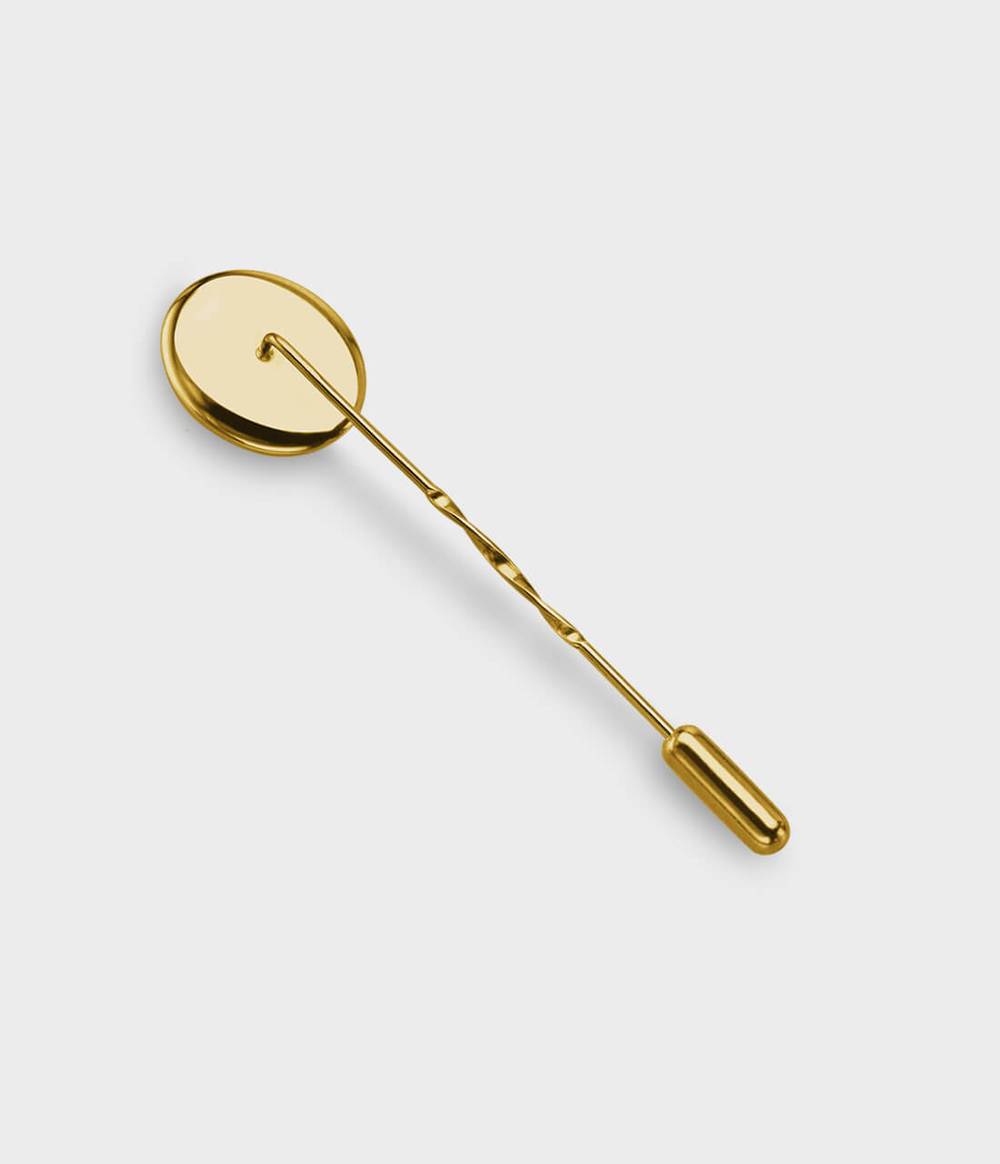 Oval Tie & Lapel Pin
