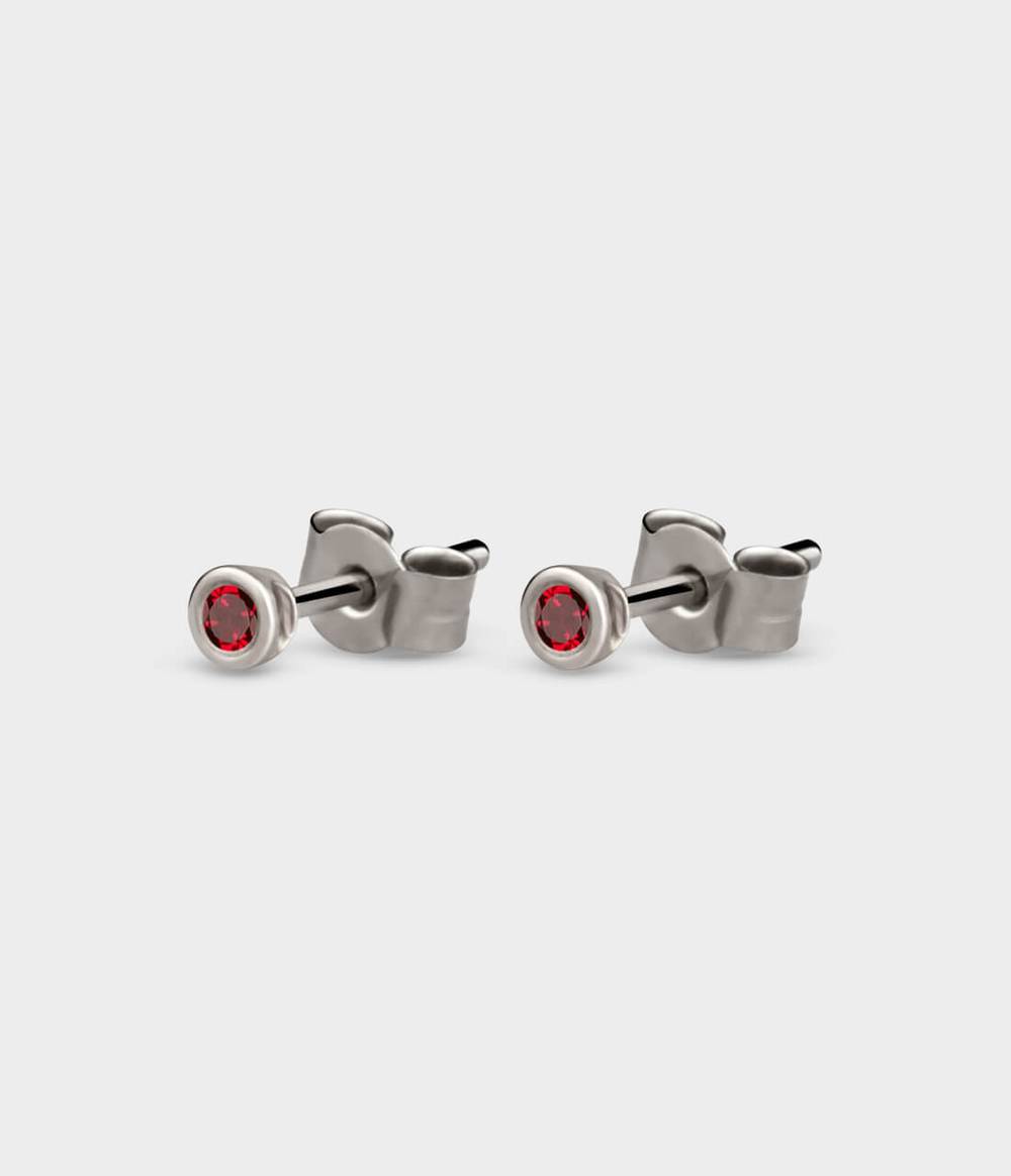 Mini Halo Stud Earrings