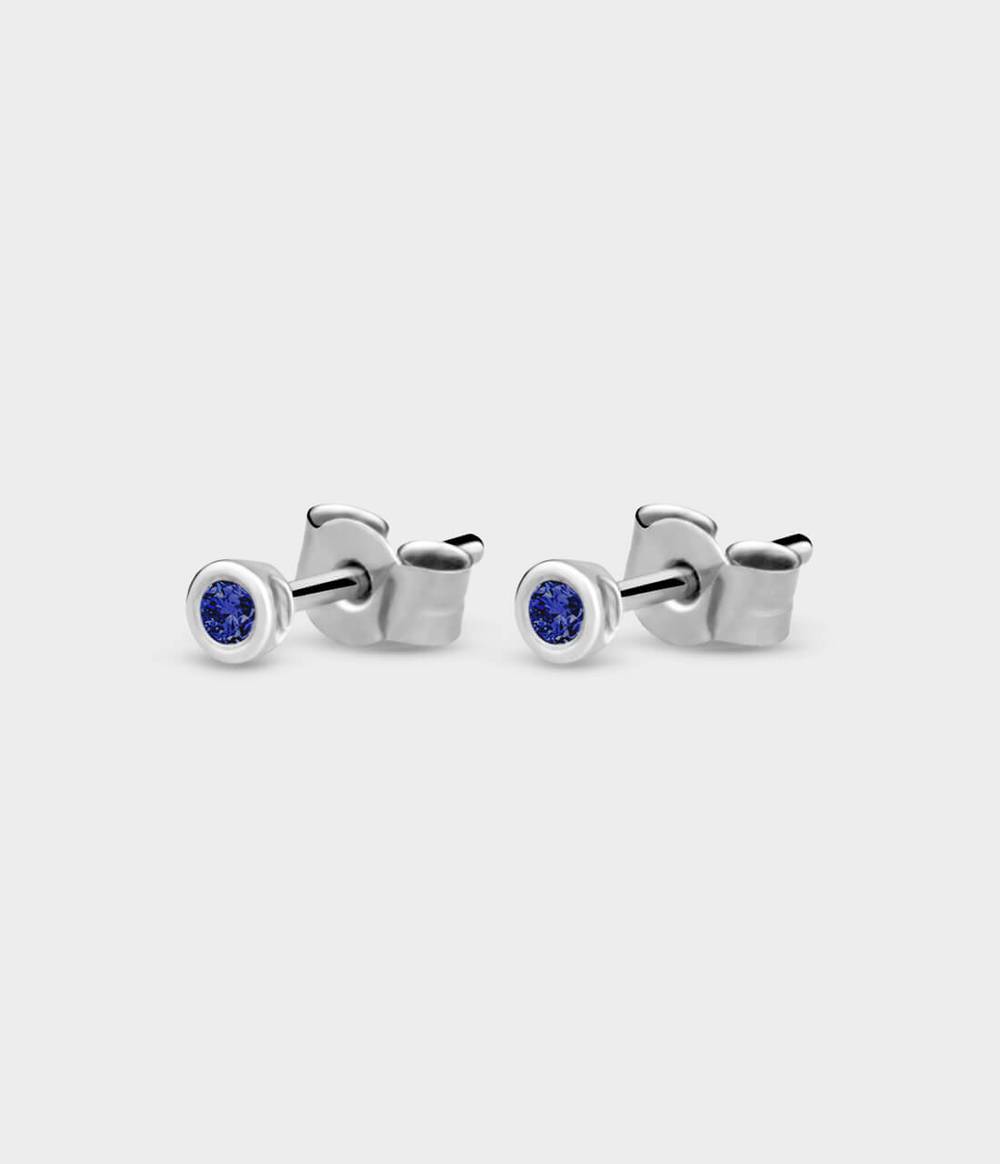 Mini Halo Stud Earrings