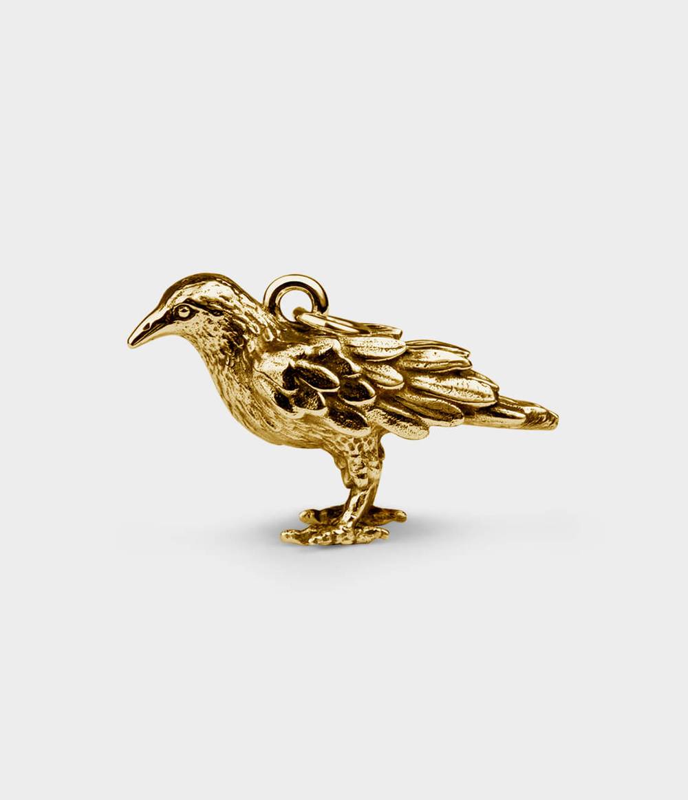 Small Crow Charm