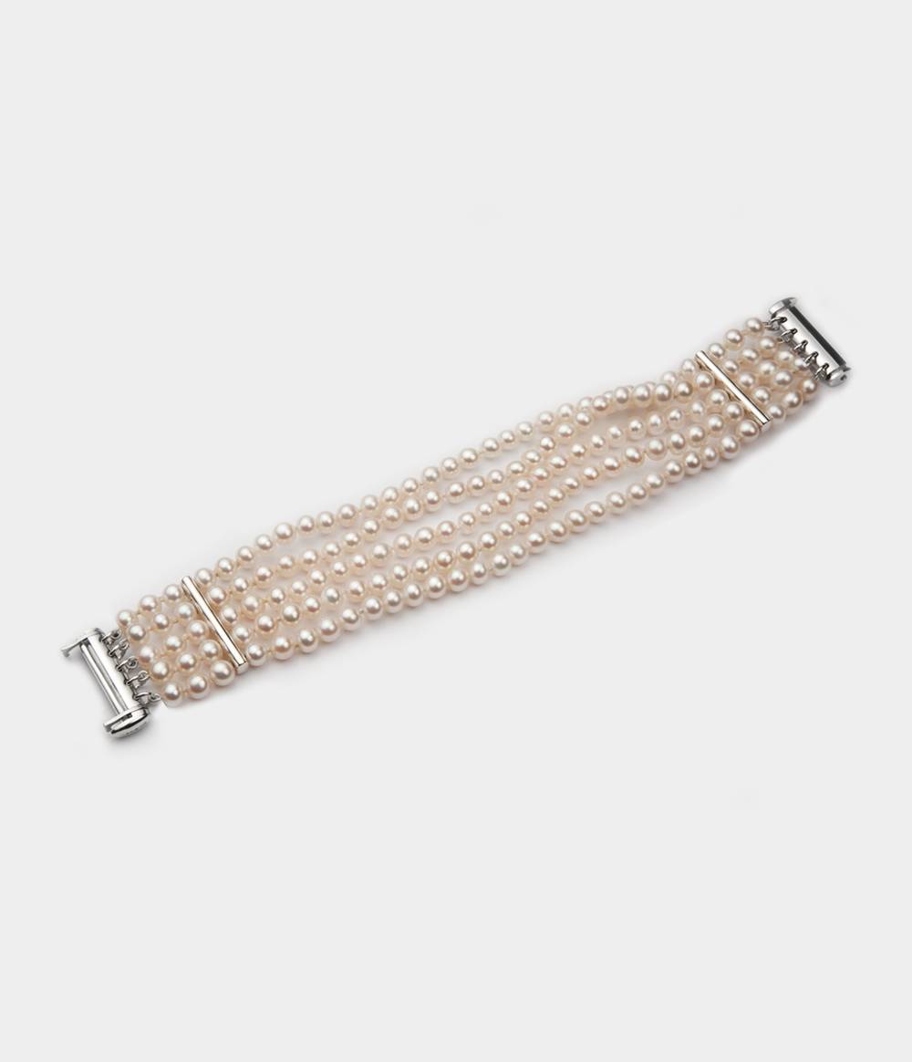 Josephine Five Strand Pearl Bracelet