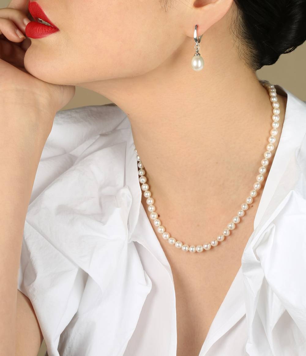 Hope Round Pearl Necklace