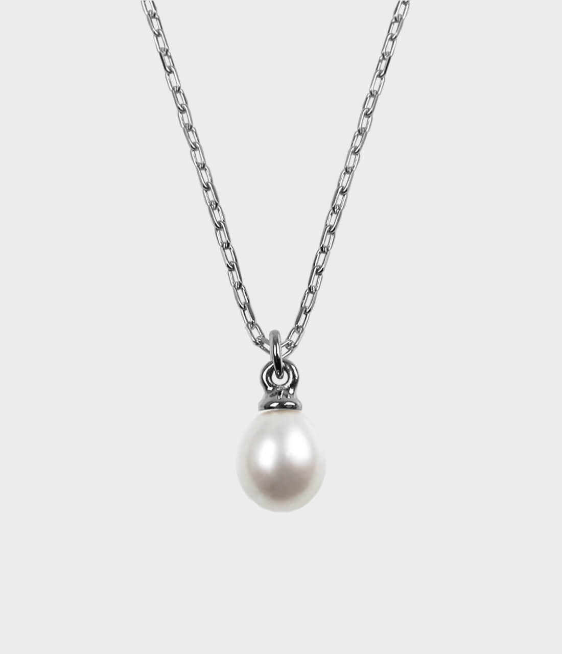 Large pearl drop on sale necklace