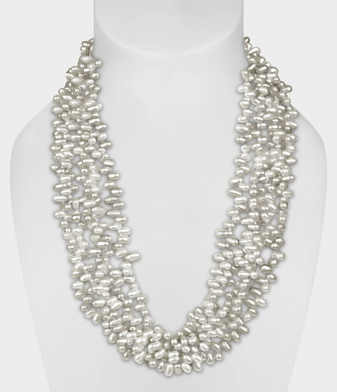 Sophia Five Strand Pearl Necklace 
