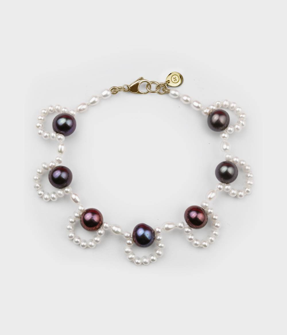 French Lace Pearl Bracelet