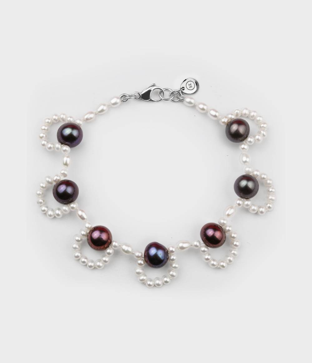 French Lace Pearl Bracelet