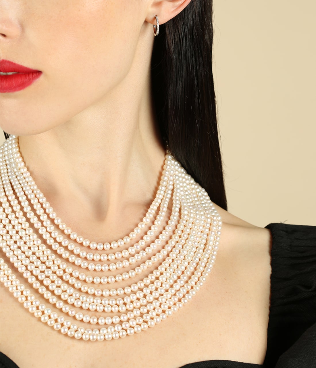 Josephine Ten Strand Pearl Necklace – Stephen Einhorn