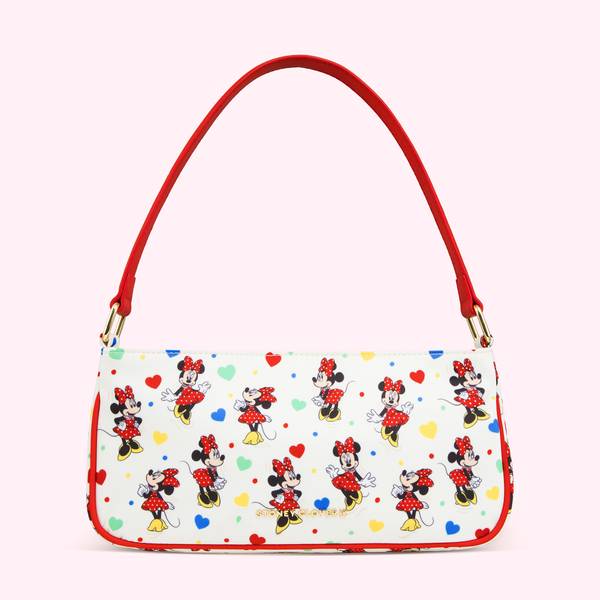 Stoney Clover Lane Bags | Nwt Stoney Clover Mickey & Friends Clear Front Small Pouch | Color: Red/White | Size: Os | B_Nicolexo's Closet