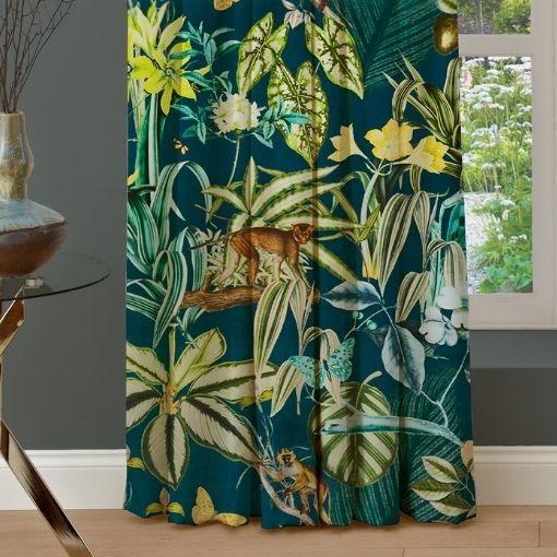 curtains. Tropical Home Furnishings