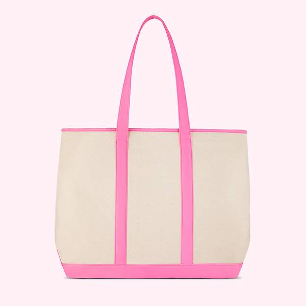 Large Canvas & Nylon Tote