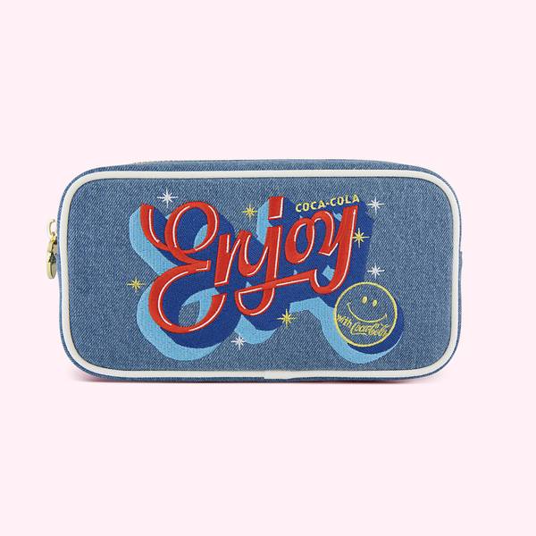 Canvas Flat Pouch  Personalized Pouch - Stoney Clover Lane