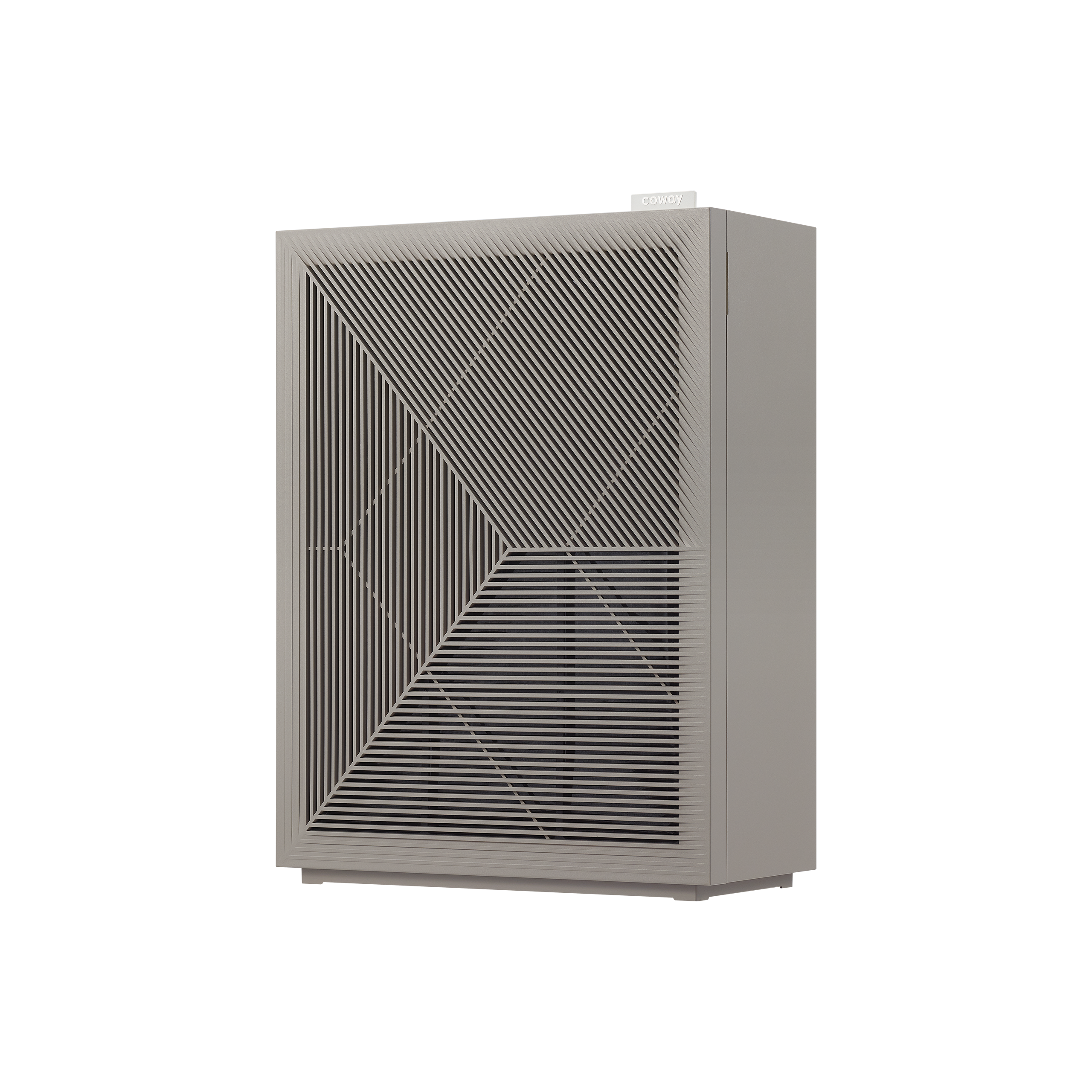 Coway Airmega 240 Warm Gray - Front Side View
