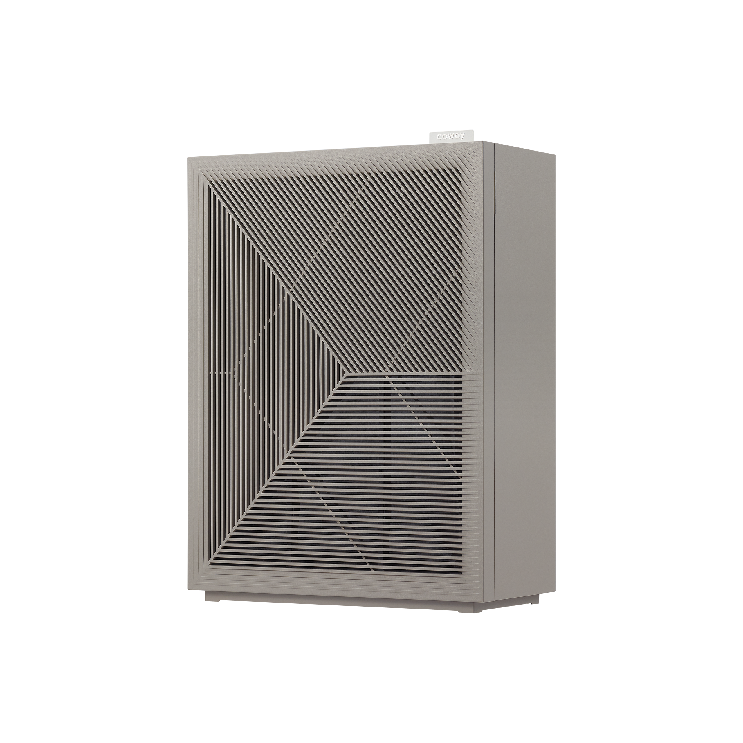 Coway Airmega 240 Warm Gray - Front Side View