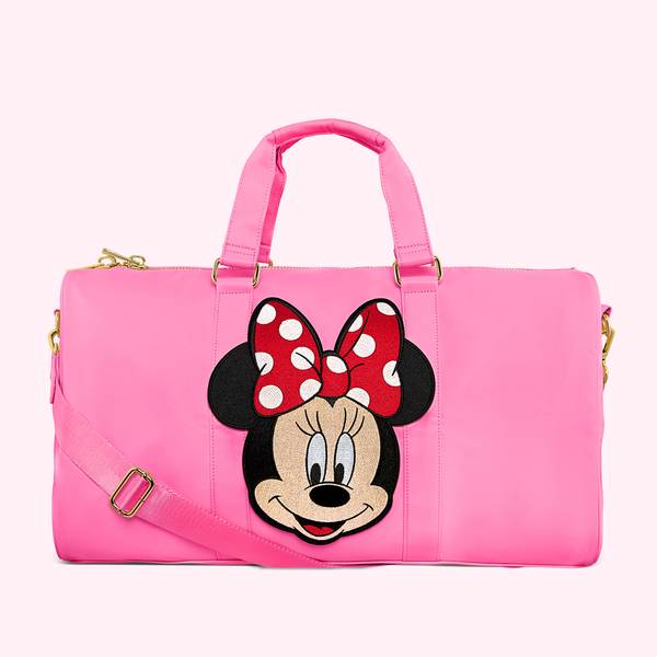 Bubblegum Duffle with Jumbo Disney Minnie Patch