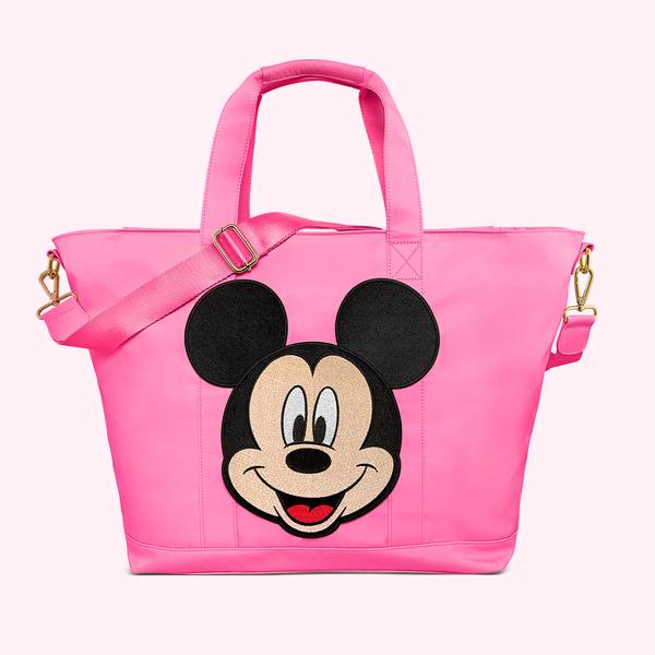 Bubblegum Tote with Jumbo Disney Mickey Patch