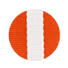 Orange & White