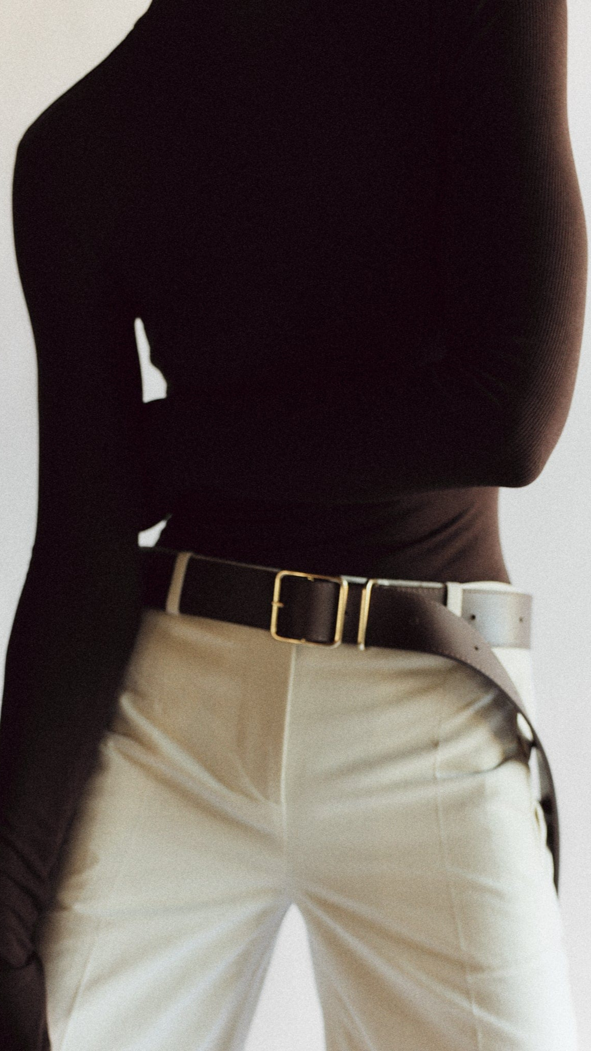 ベルト Hieta Ida Leather Belt 5BNY651 Ida Leather Belt Silver – REBORNE