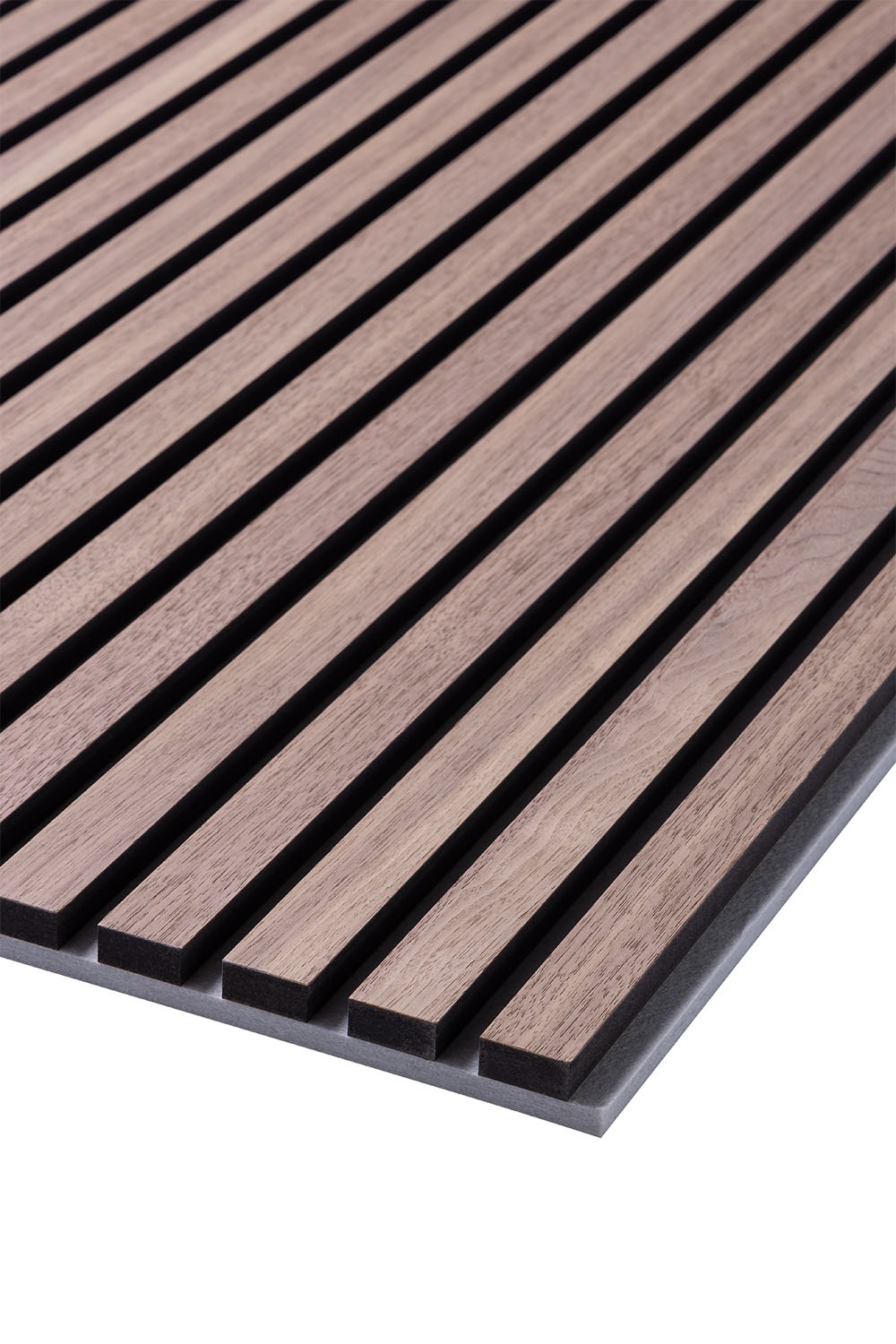 Acoustic Wood Slat Panels - Walnut SL-W01 - Slat Wall and Ceiling