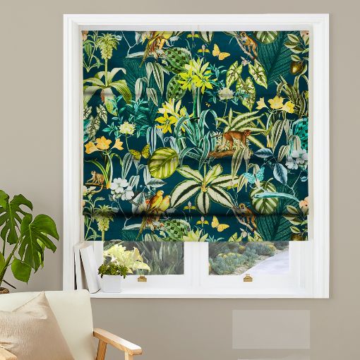 jungle. Made to Measure Roman Blinds