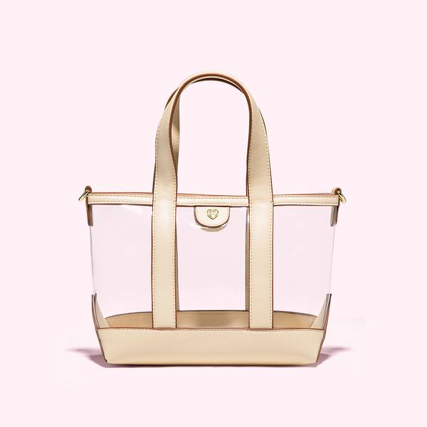 Clear Mini Tote Crossbody Bag
