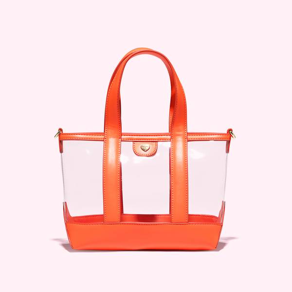 Clear Mini Tote Crossbody Bag