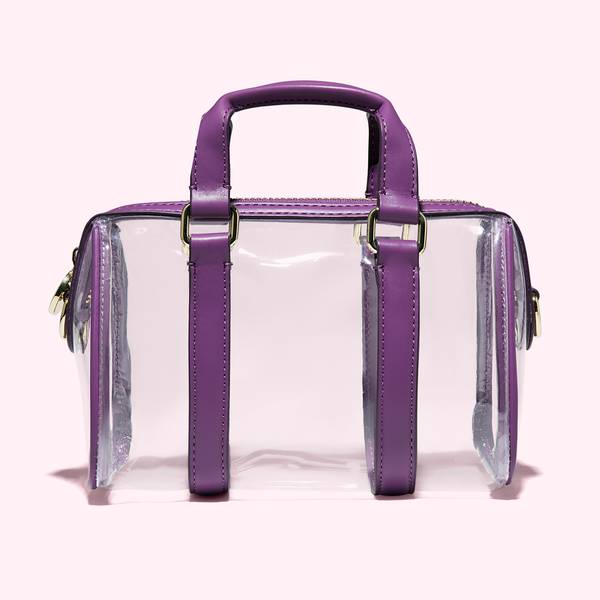 Clear Micro Duffle Crossbody Bag