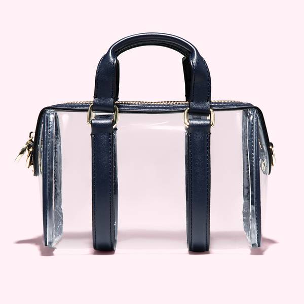 Clear Micro Duffle Crossbody Bag