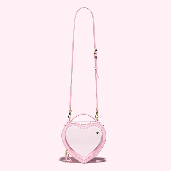 Clear Heart Crossbody Bag