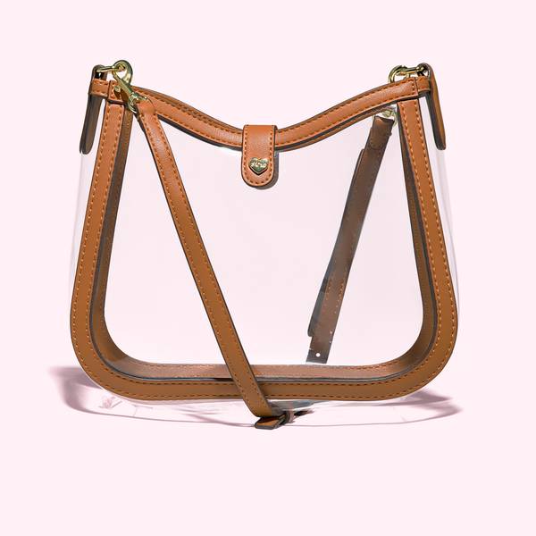 Clear Snap Crossbody Bag