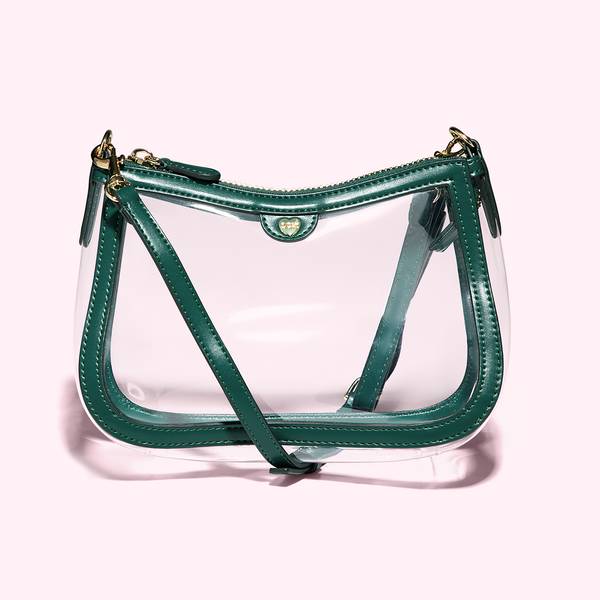 Clear Curved Crossbody Bag