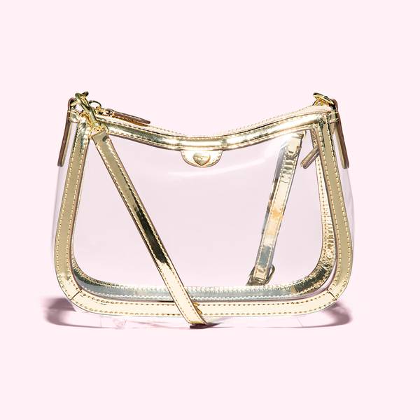Clear Curved Crossbody Bag
