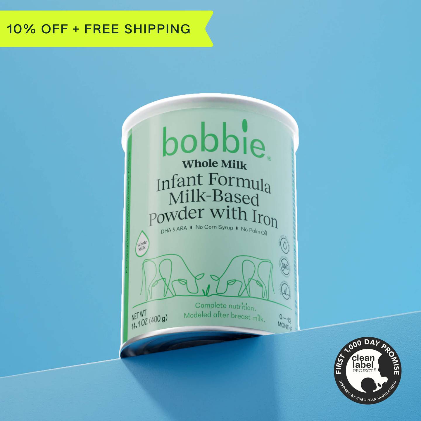 Grass-fed Whole Milk Infant Formula - 14.1oz