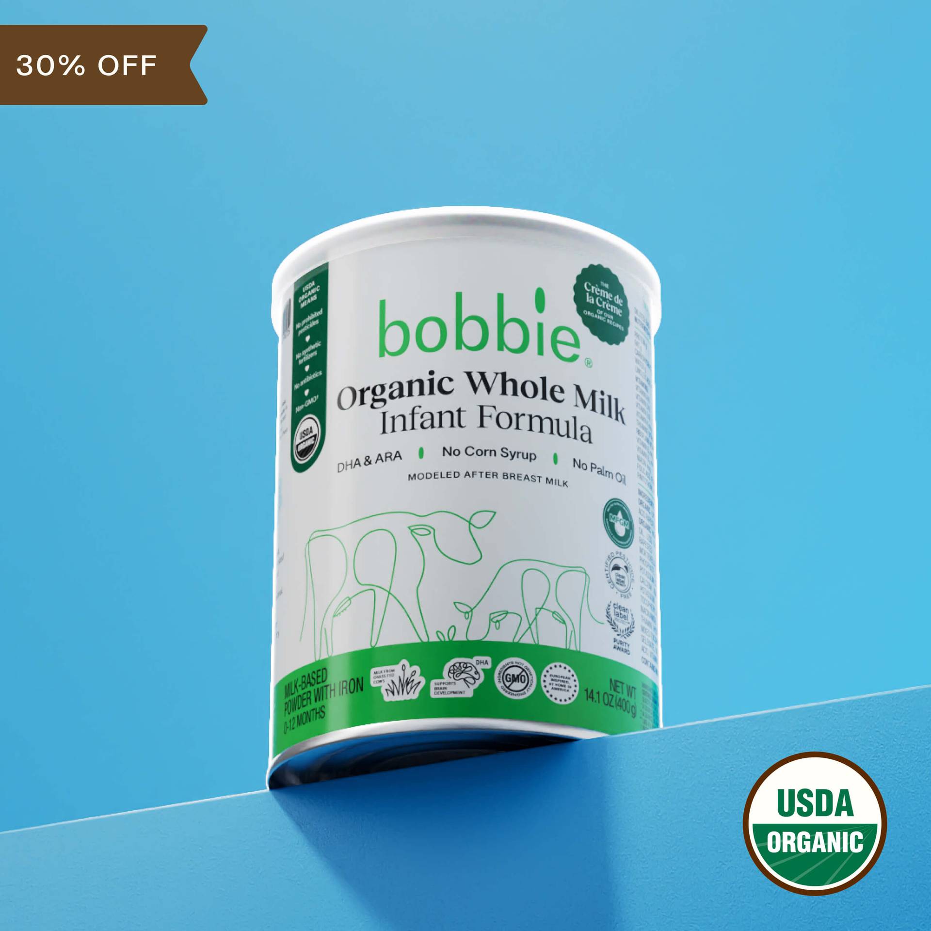 Organic Whole Milk Baby Formula – Bobbie