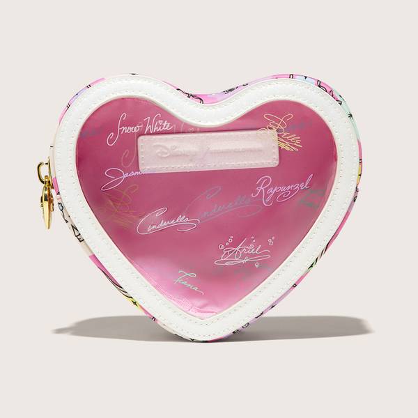 Clear Front Heart Pouch